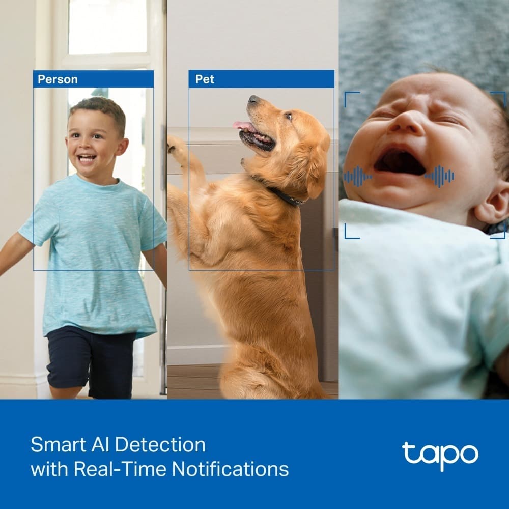 TP-Link Tapo C250 | กล้องวงจรปิด 4K 8MP Pan/Tilt AI | WiFi Camera หมุนได้ 360° รองรับ RTSP ONVIF รูปที่ 6