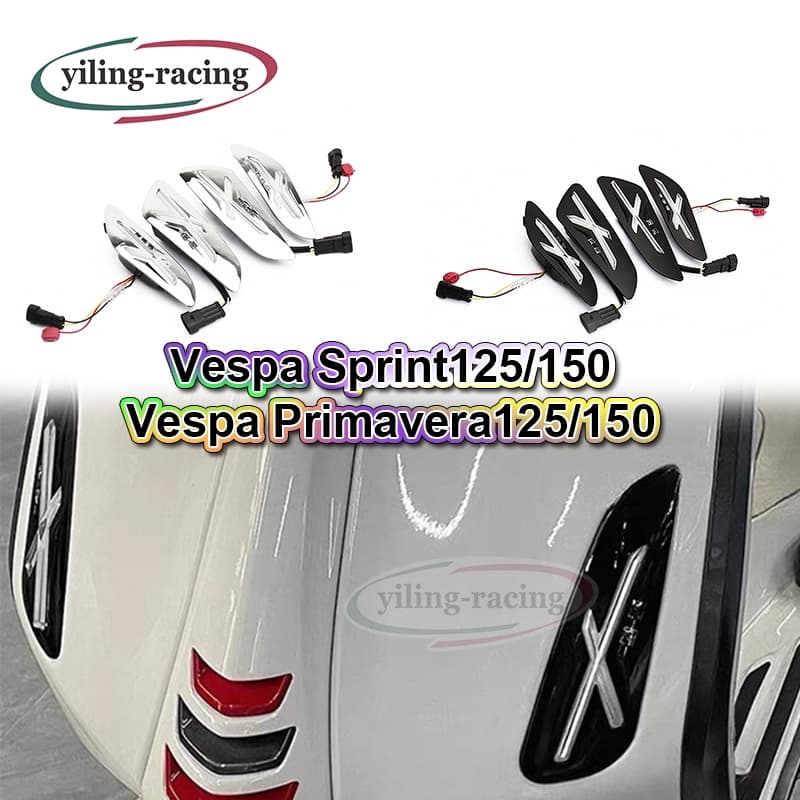 ชุดไฟเลี้ยว LED สำหรับ Vespa 125 150 ไฟแต่ง หน้า-หลัง รูปที่ 1