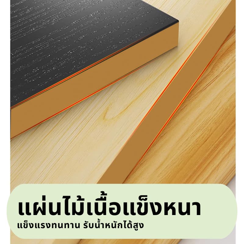 ชั้นวางเอกสารลายไม้ 4ชั้น จัดระเบียบโต๊ะ เก็บปากกา เครื่องเขียน Desk Organizer Wooden รูปที่ 7