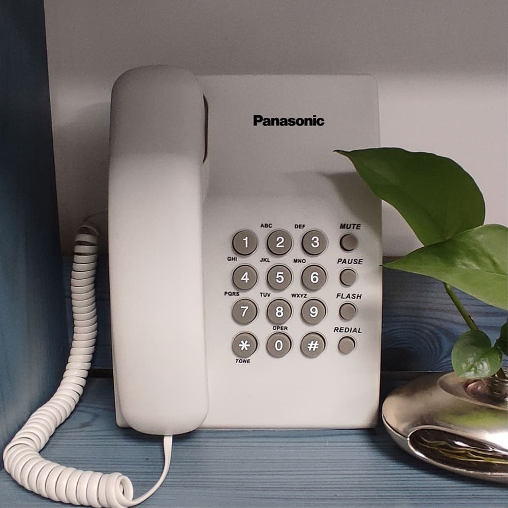 Panasonic KX-TS500MX โทรศัพท์มีสาย โทรศัพท์สำนักงาน โทรศัพท์บ้าน รูปที่ 4