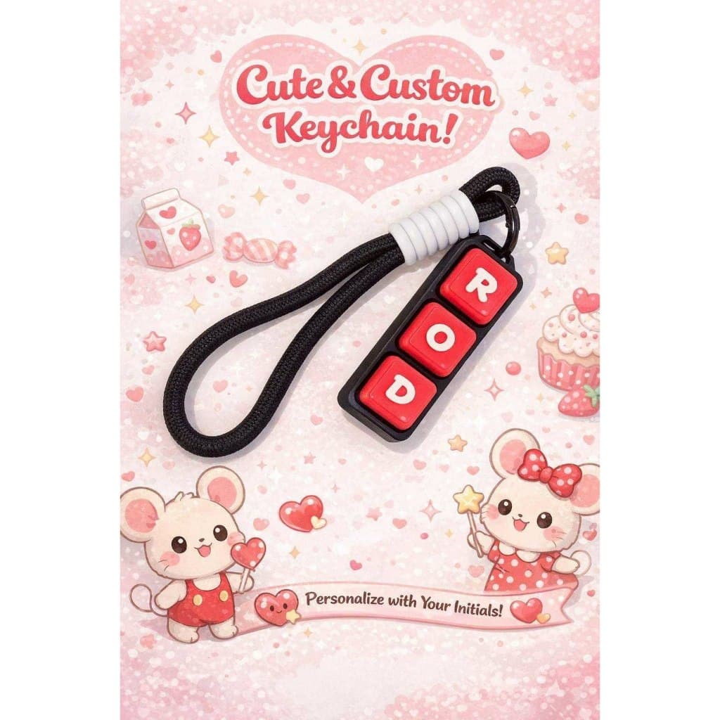 พวงกุญแจ KEYCAPใส่ชื่อได้ ชิ้นใหญ่ คีย์แคป ใส่ตัวหนังสือ รูปที่ 7