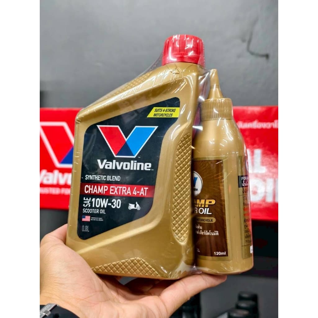 น้ำมันเครื่อง Valvoline Champ Extra 4AT 10W-30 พร้อมเฟืองท้าย