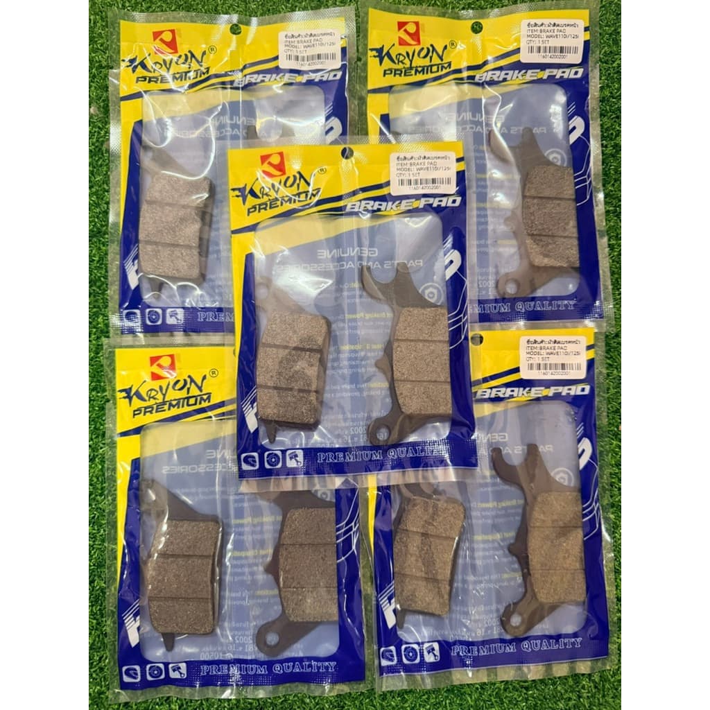 ผ้าเบรคหน้า 5 คู่ WAVE110i ทุกรุ่น, WAVE125i-NEW ปลาวาฬ 06455-KWB-601 รูปที่ 2