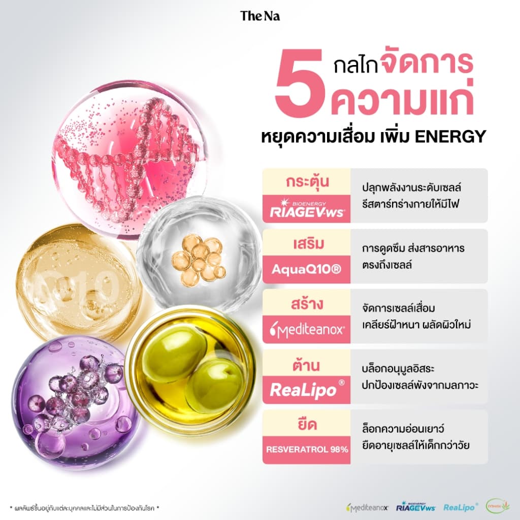 The Na Nicoru+ 1 กล่อง นิโครุ พลัส NAD NMN ต้านอนุมูลอิสระ บำรุงสมอง สดชื่น ลดปัญหาฝ้ากระ รูปที่ 4