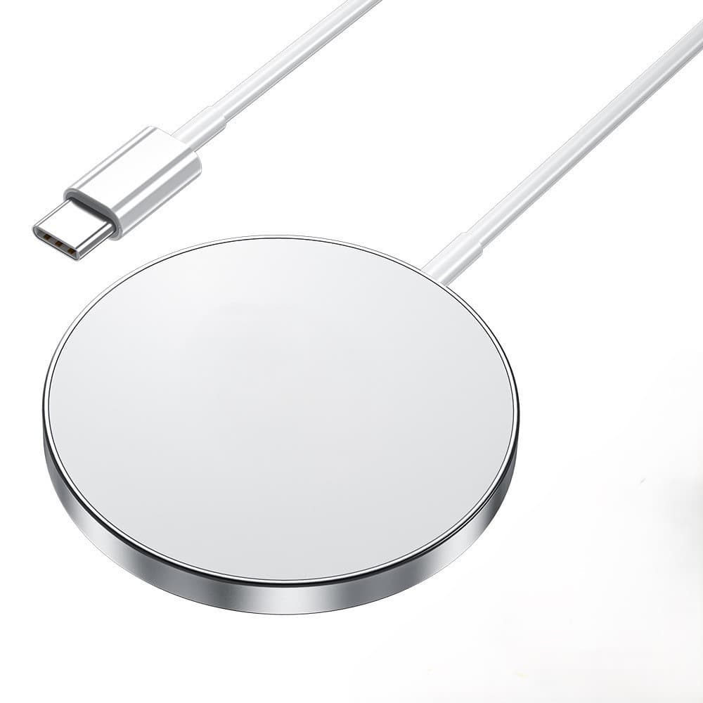 20w Magnetic Wireless ChargerสําหรับiPhone 16 15 14 13 12 11 Pro MAX Mini Type C Fastชาร์จสําหรับiPhone 8 Plus XR X XS M รูปที่ 1