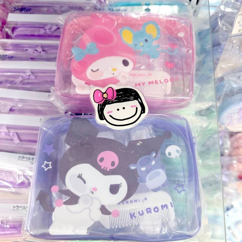 แท้ 100% แปรงสีฟัน Sanrio Travel Set แปรง สีฟัน ยาสีฟัน ชุดแปรงสีฟัน แก้วน้ำ หวี รูปที่ 3