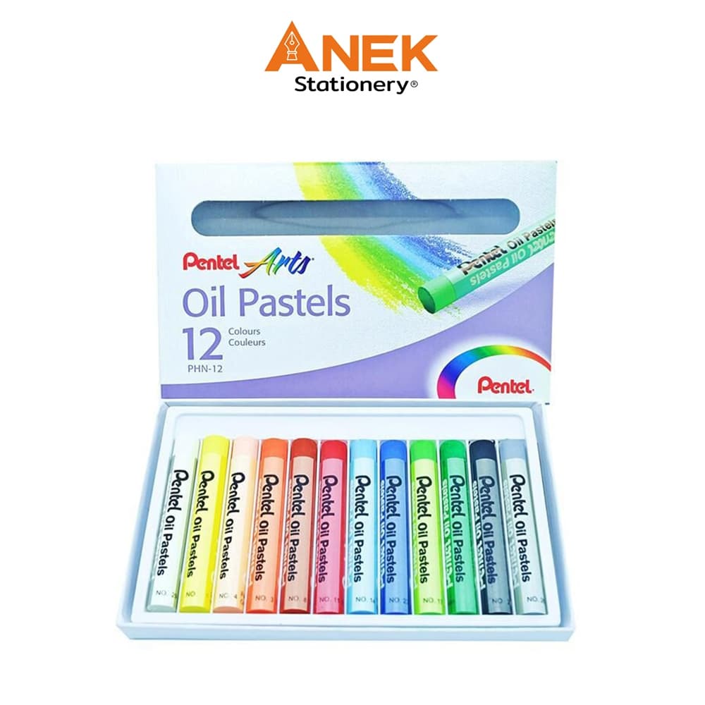 สีชอล์ค เพนเทล 12สี 16สี 25สี 36สี 50สี Pentel Oil Pastel รูปที่ 2
