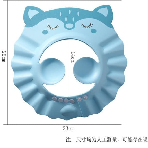 หมวกสระผมเด็ก กันน้ำเข้าตา ป้องกันหู ปรับขนาดได้ นุ่มใส่สบาย ลายการ์ตูน หมวกอาบน้ำเด็ก หมวกสระผม กันน้ำเข้าตา อุปกรณ์อาบ รูปที่ 8