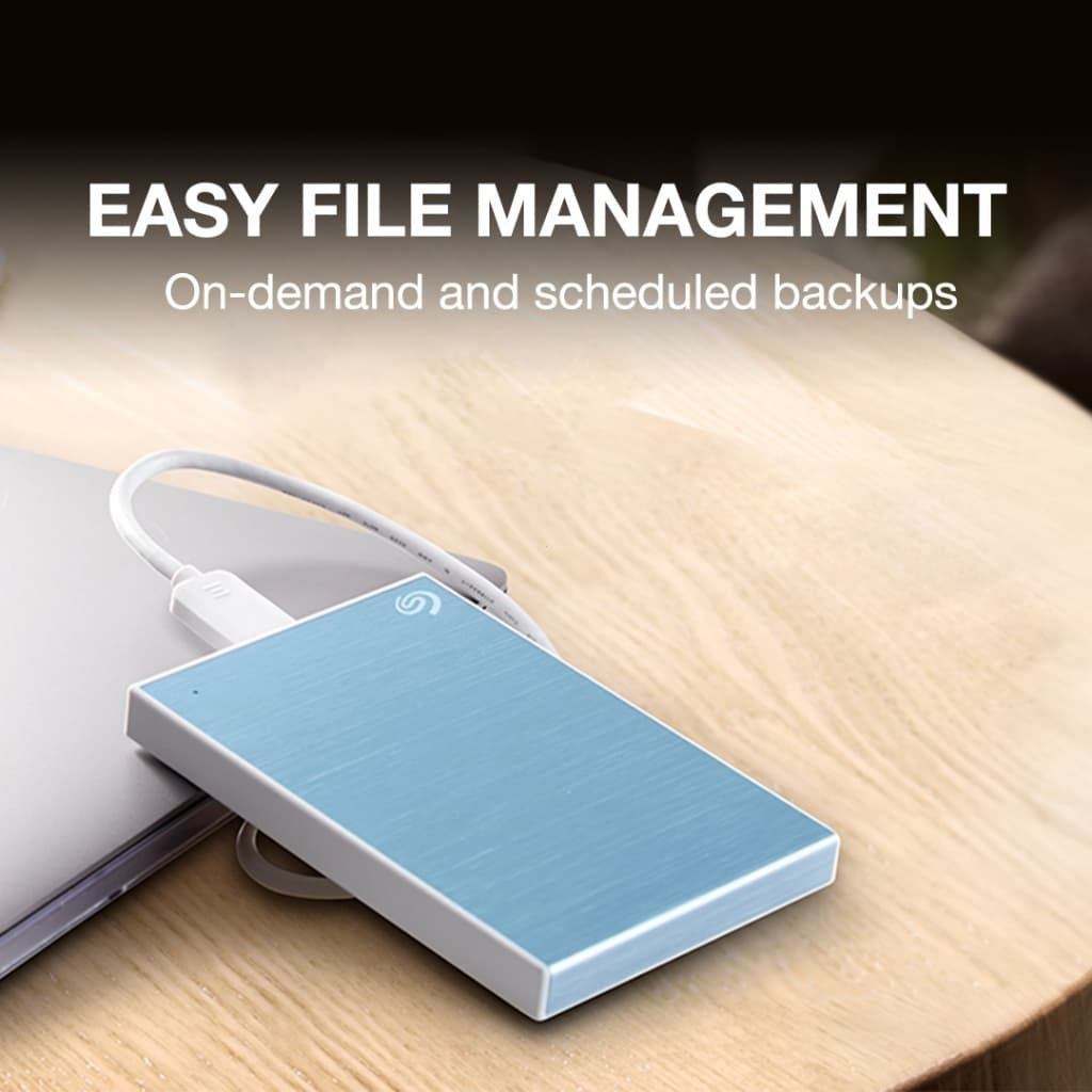 ฮาร์ดไดรฟ์ภายนอก Seagate 1 TB 2 TB หนึ่งสัมผัสสำหรับ และ Windows ด้วยรหัสผ่าน USB 3.0 ด้วยการกู้คืนข้อมูล และด้วย รูปที่ 7