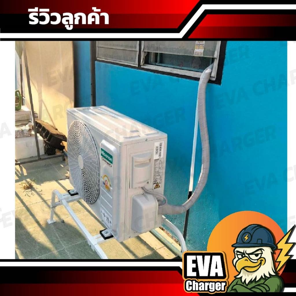 ขาตั้งแอร์ ไม่เจาะผนัง 2in1 วางได้ 2 ชั้น รองรับแอร์ 9,000-24,000 BTU รูปที่ 8