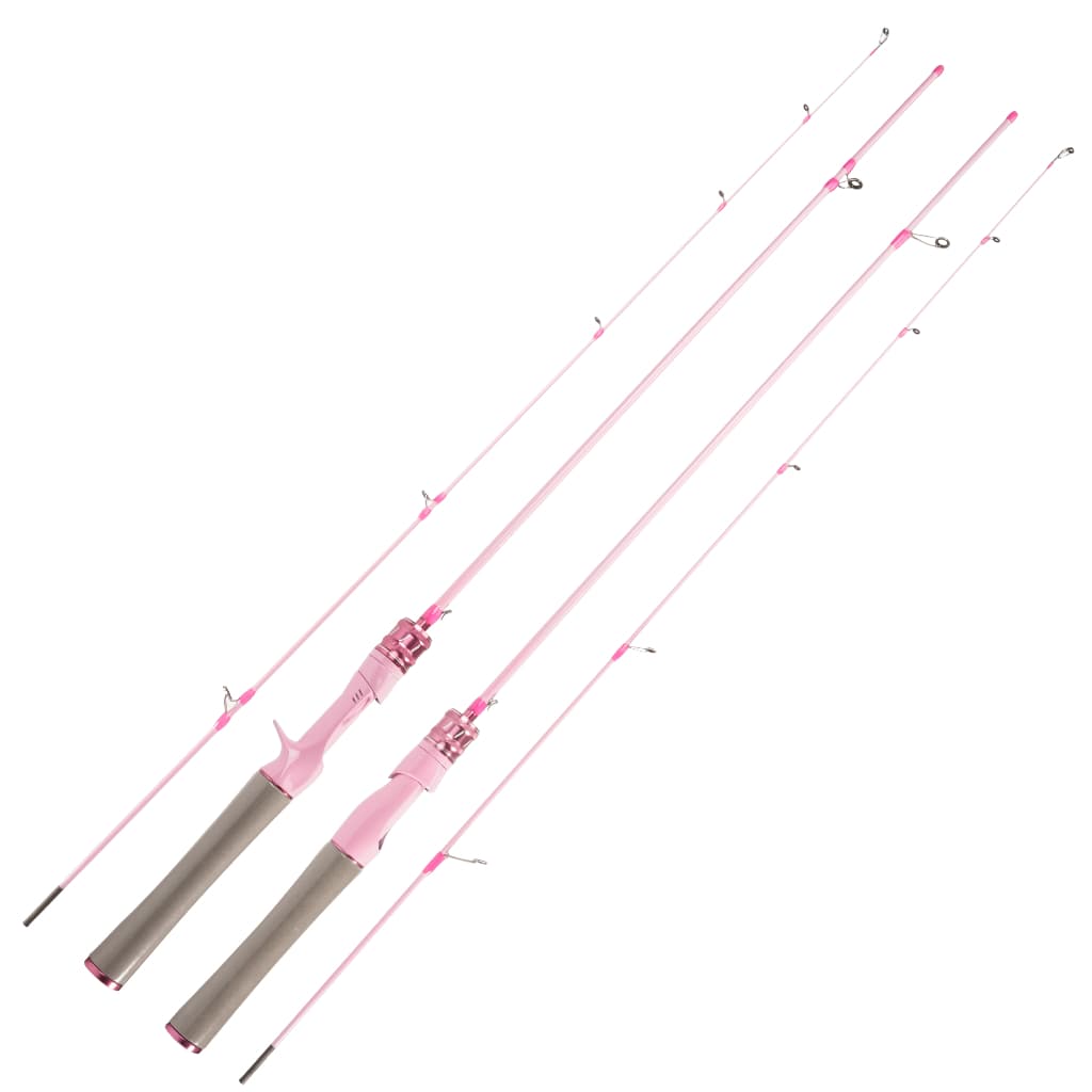 คันเบ็ดสองส่วนคาร์บอนไฟเบอร์คุณภาพสูง UL สีชมพู 2-8LB พร้อมด้ามจับกันเหงื่อ EVA มีสามขนาดให้เลือก รูปที่ 5