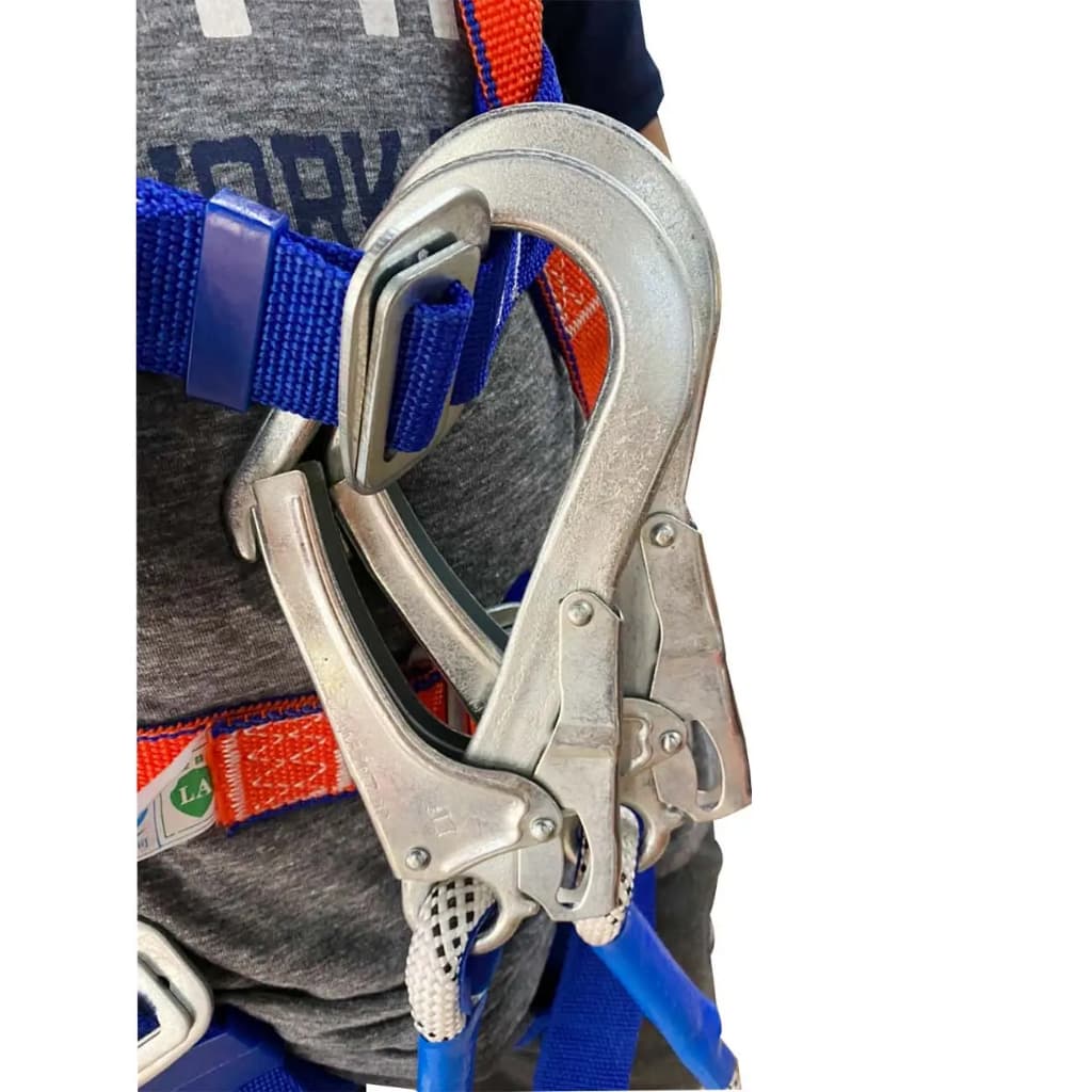 HB รับน้ำหนักได้มากถึง1200kg Safety Belt เข็มขัดกันตก เข็มขัดเซฟตี้ เซฟตี้เบลท์ พร้อมเชือกเซฟตี้ เซตตี้ตะขอคู่ รูปที่ 4