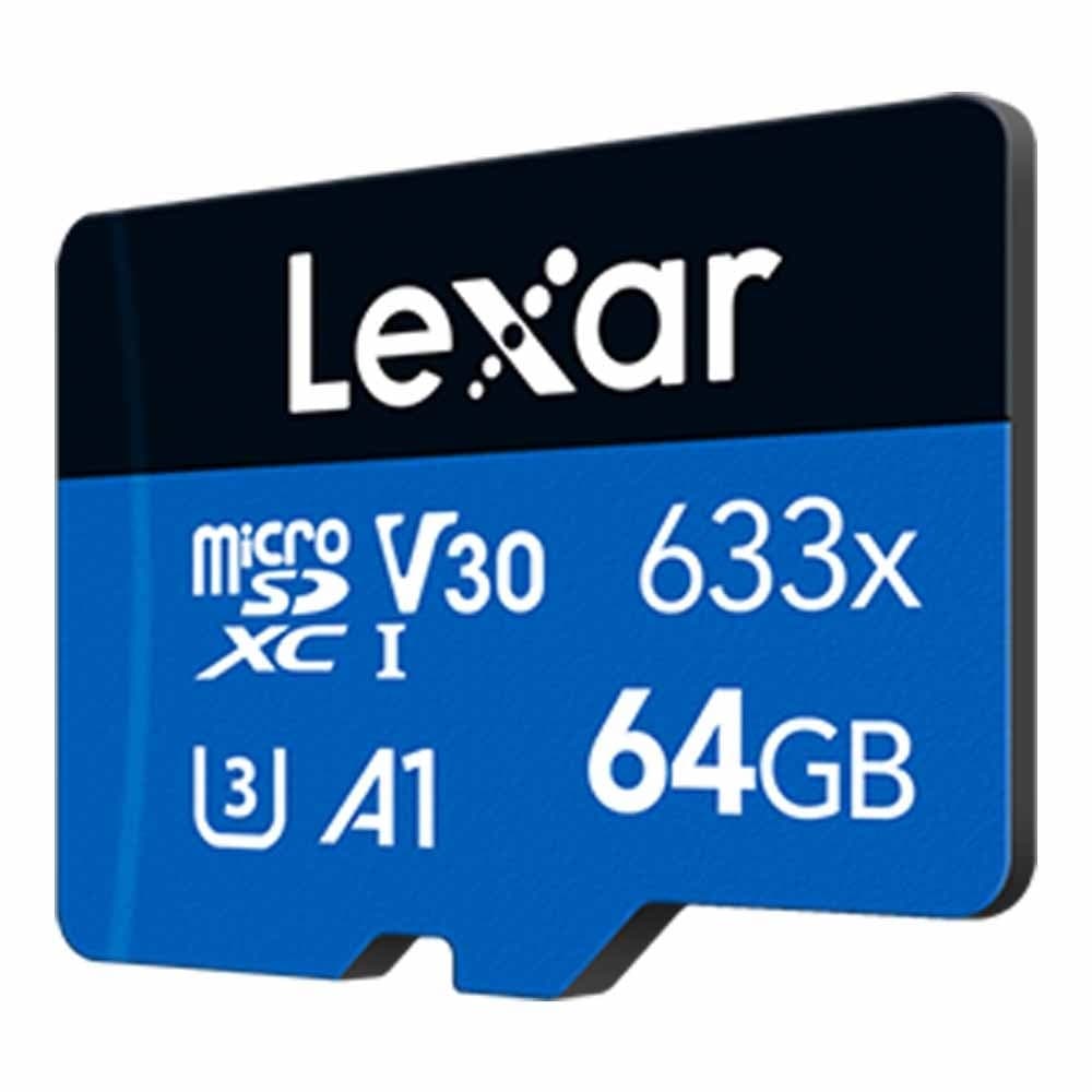 64 GB MICRO SD CARD LEXAR HIGH-PERFORMANCE 633X BLUE SERIES รูปที่ 2