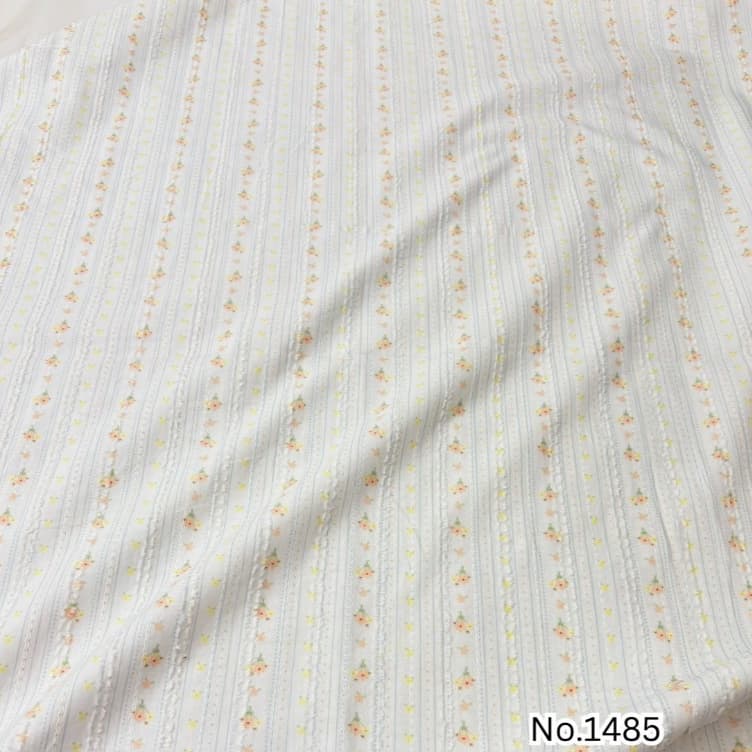 Aom Fabricsคอตตอน แจ็คการ์ด คอตตอน100% ทอเสริมเทคเจอร์ปุยปุยน่ารักมาก หน้ากว้าง 58 นิ้ว รูปที่ 6