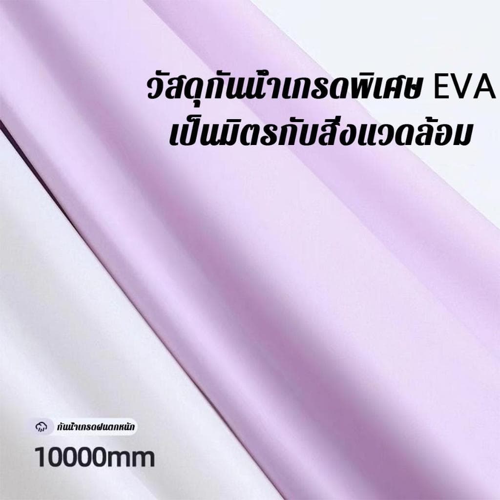 10 ปีไม่เสียชุดกันฝน เสื้อกันฝน EVA มีแถบสะท้อนแสง เสื้อกันฝนแฟชั่น ชุดกันฝนพายุ ชุดกันฝนแบบหนา ไซด์ใหญ่ รูปที่ 5