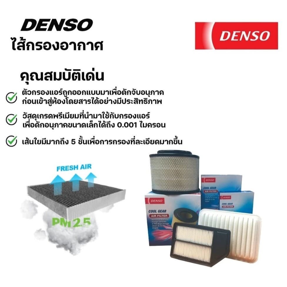 DENSO กรองอากาศ TOYOTA REVO 2WD/4WD ปี 2012-2023 รูปที่ 2