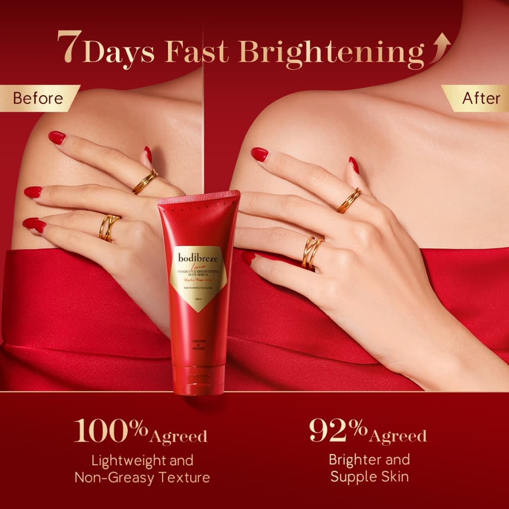 Bodibreze Fragrance Brightening Leona Body Serum 300ml |เซรั่มบอดี้ ขาวใส เนียนนุ่ม ชุ่มชื่น ดูดซึมไว ไม่เหนียวเหนอะหนะ รูปที่ 6