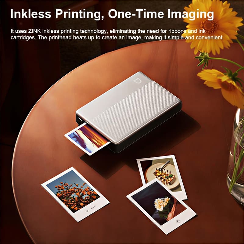 Xiaomi Portable Photo Printer 1S เครื่องพิมพ์ภาพพกพา เครื่องปริ้นรูป ไม่ต้องใช้หมึก รองรับวิดีโอ AR รูปที่ 3