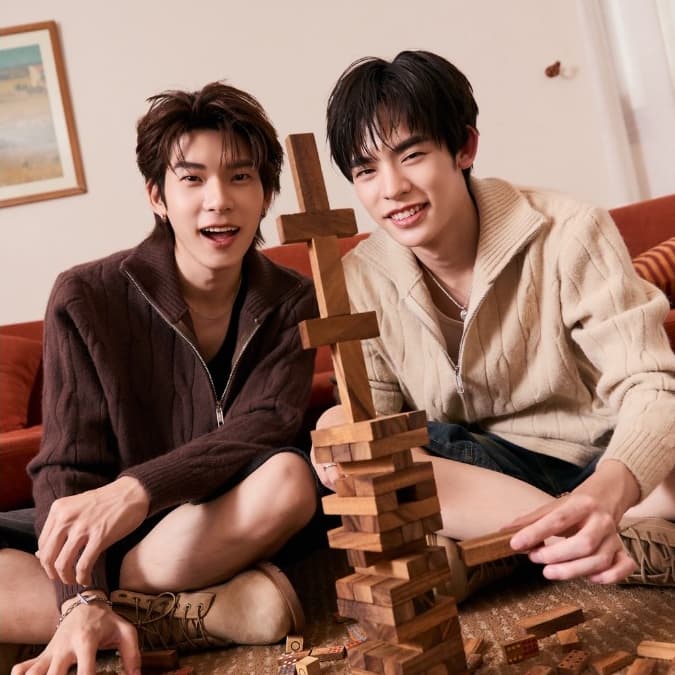 JARINYA เสื้อสเวตเตอร์ผ้าหนานุ่มใส่สบาย 2 ซิป รูปที่ 3