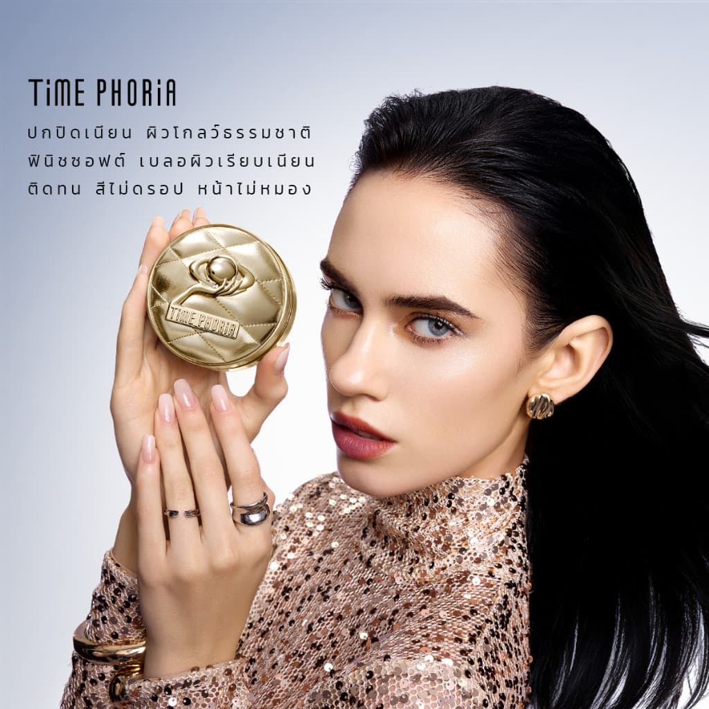 Time Phoria Set: Timeless Utopia Glow Perfection Cushion | Timeless Supernova Setting Spray คุชชั่น ล็อคเมคอ รูปที่ 3