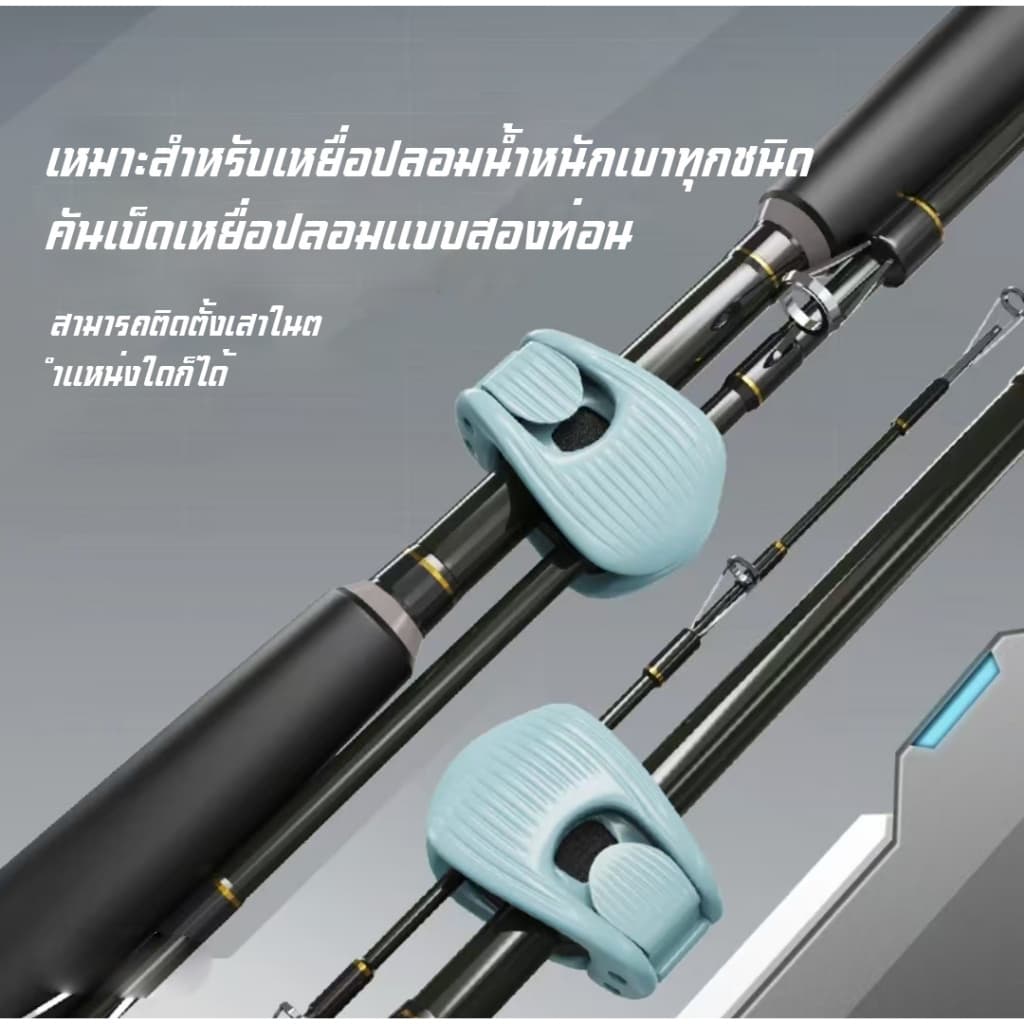 อุปกรณ์จัดเก็บคันเบ็ดอเนกประสงค์, คลิปหนีบคันเบ็ด, ที่ยึดคันเบ็ดสำหรับตกปลาบนแพและตกปลาตามโขดหิน, ฝาครอบป้องกัน รูปที่ 4