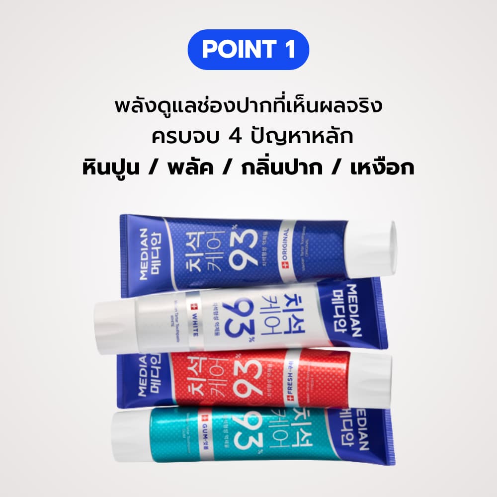 Median Tartar Toothpaste รูปที่ 3
