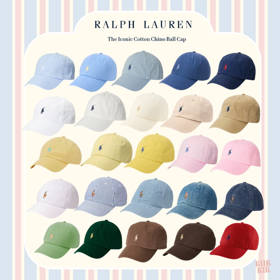 pre-order หมวก polo ralph rauren chino cap Parchment Cream รูปที่ 1