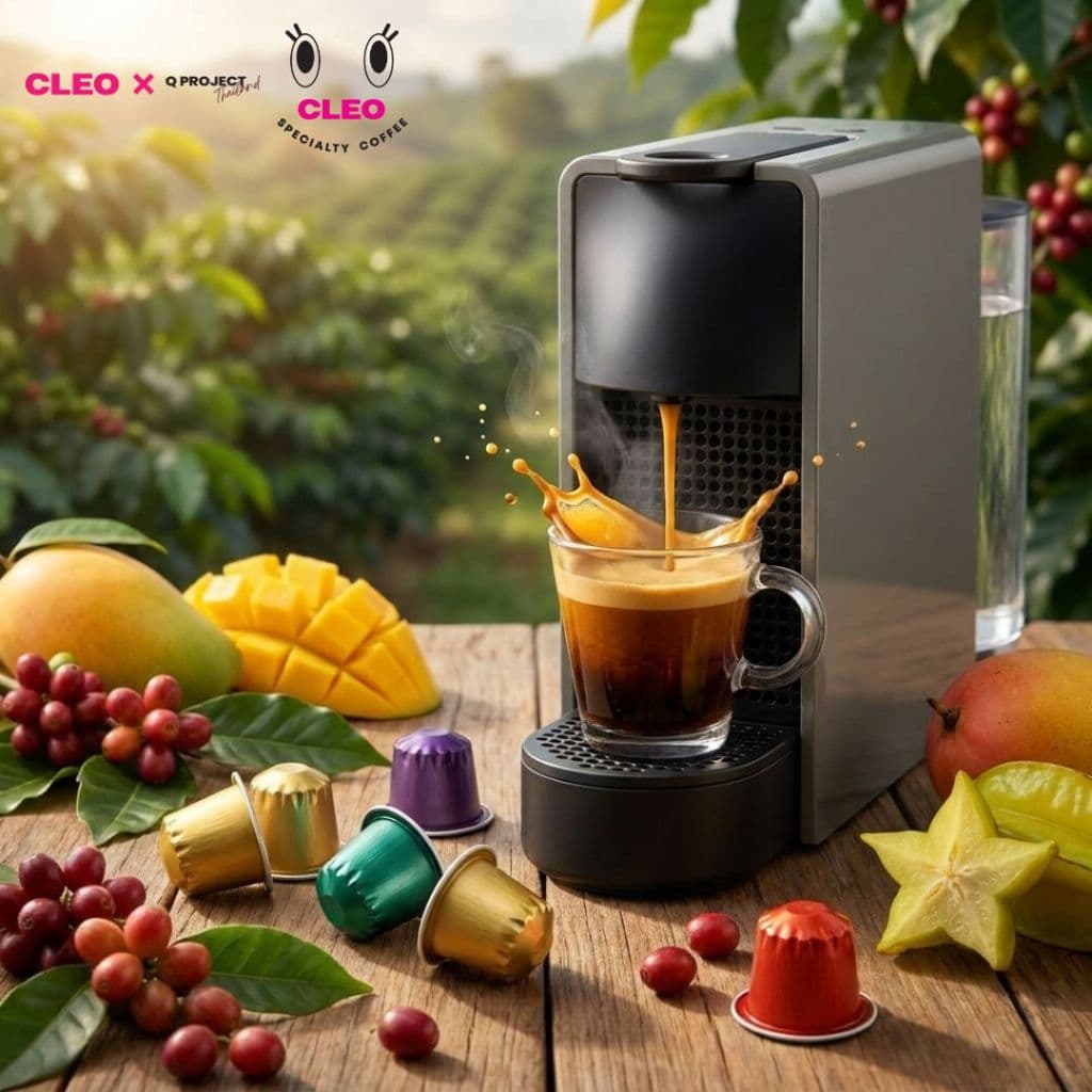 CLEO Specialty Coffee x Q Project Thailand- 48 coffee capsules Mixed Origin แคปซูลกาแฟพิเศษไทยแพ็คละ 48 แคปซูล รูปที่ 6