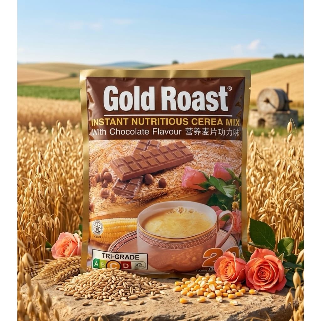 ++ ++ Gold Roast ข้าวโอ๊ต ชงพร้อมดื่ม รสช็อกโกแลต 1 ห่อมี 20 ซอง นำเข้าจากสิงคโปร์ รูปที่ 1