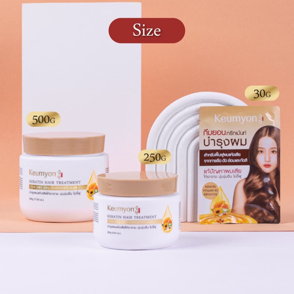 Keumyon เคราตินแฮร์ทรีทเม้นท์ กึมยอน 500g. รูปที่ 3