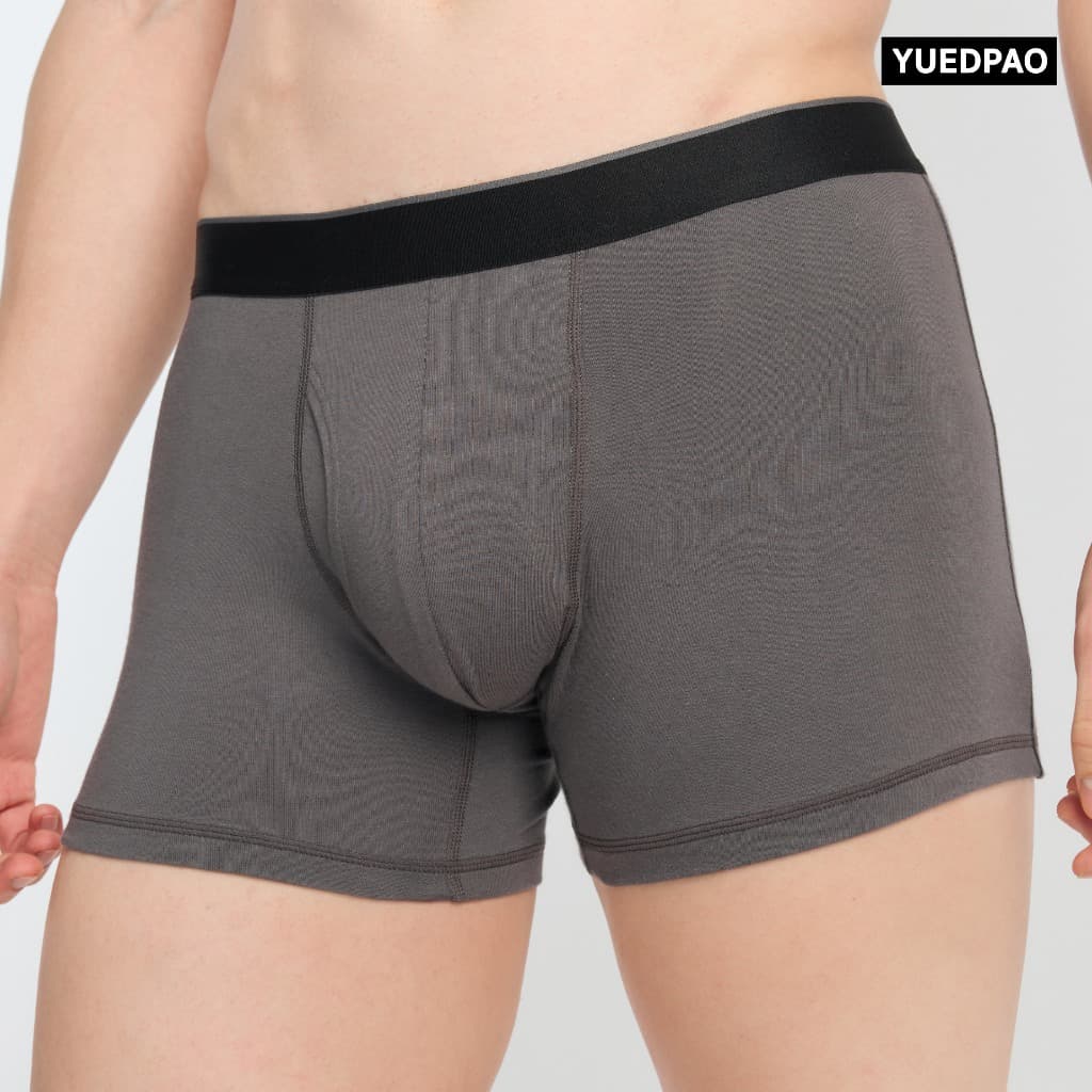 Yuedpao UNWEAR Men Boxer Briefs กางเกงในชายขาสั้น กางเกงใน cotton บ๊อกเซอร์ underwear ผ้านิ่ม ใส่สบาย กางเกงในยืดเปล่า รูปที่ 9