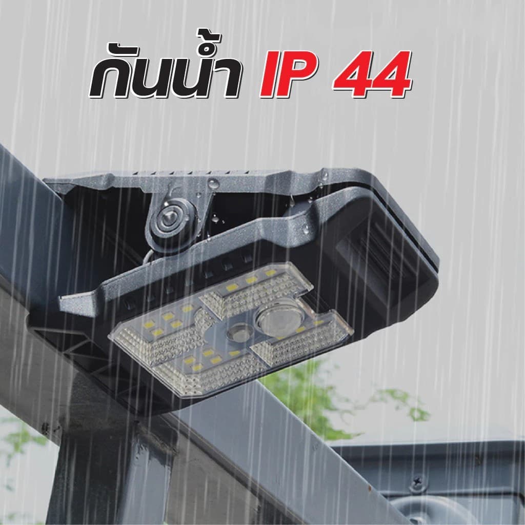 โคมไฟ ติดผนัง Solar Clip Lamp แบบคลิป พลังงานแสงอาทิตย์ กันฝน ใช้กลางแจ้ง มีเซ็นเซอร์ตรวจจับการเคลื่อนไหว ปรับได้ 3 โหมด รูปที่ 6