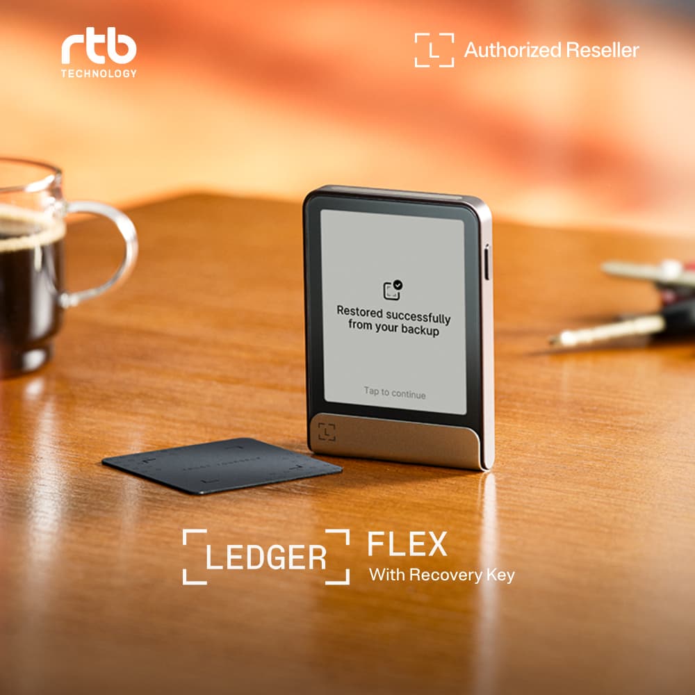 Ledger Flex™ with Ledger Recovery Key ฮาร์ดแวร์วอลเล็ตสำหรับเก็บ Private Key และจัดการคริปโต รูปที่ 9