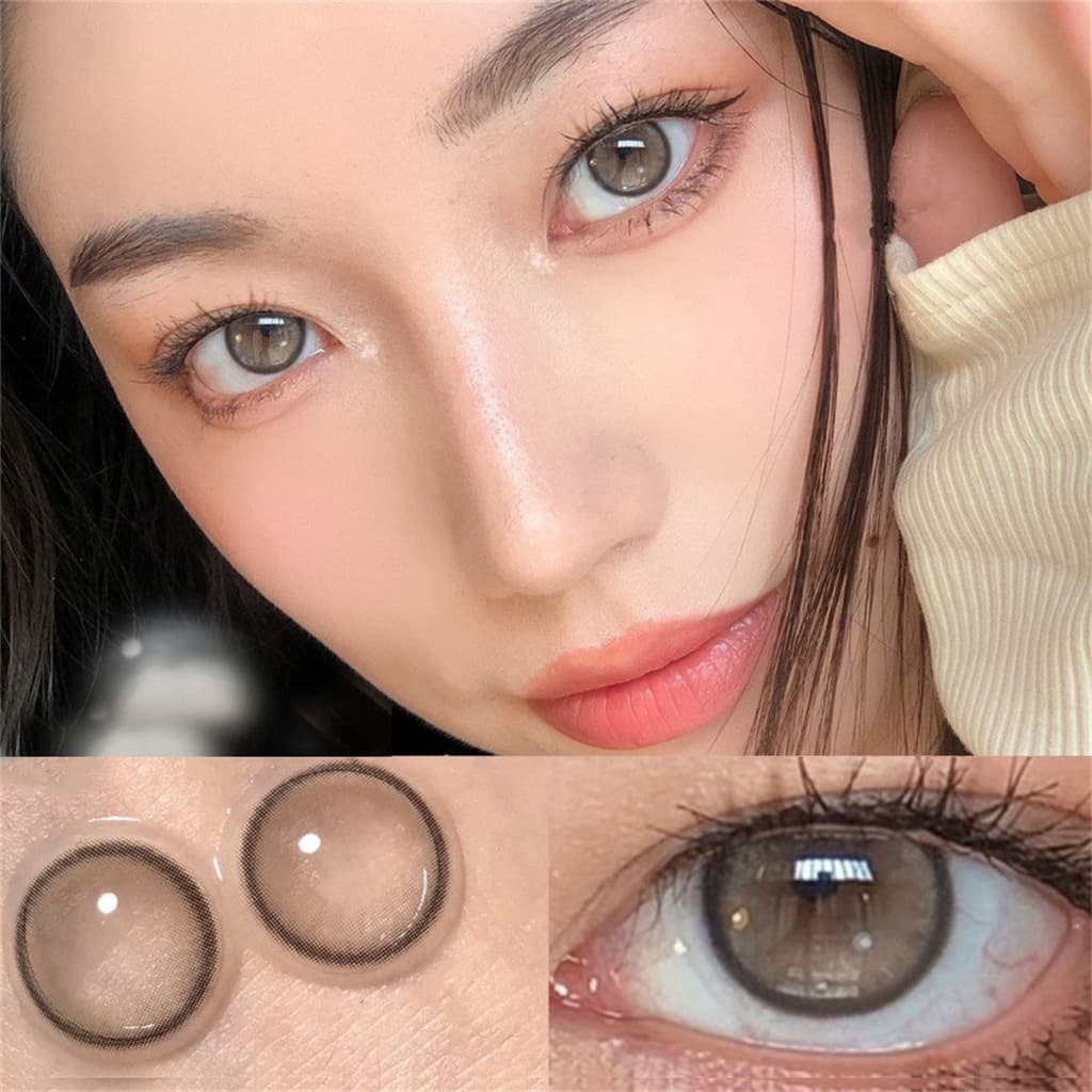 MIDROO คอนแทคเลนส์คอนเทคเลนส์คอนแทคเลนส์สีน้ำตาล 14.0mm กรองแสงคอนแทคเลนส์ pretty 1ค รูปที่ 9