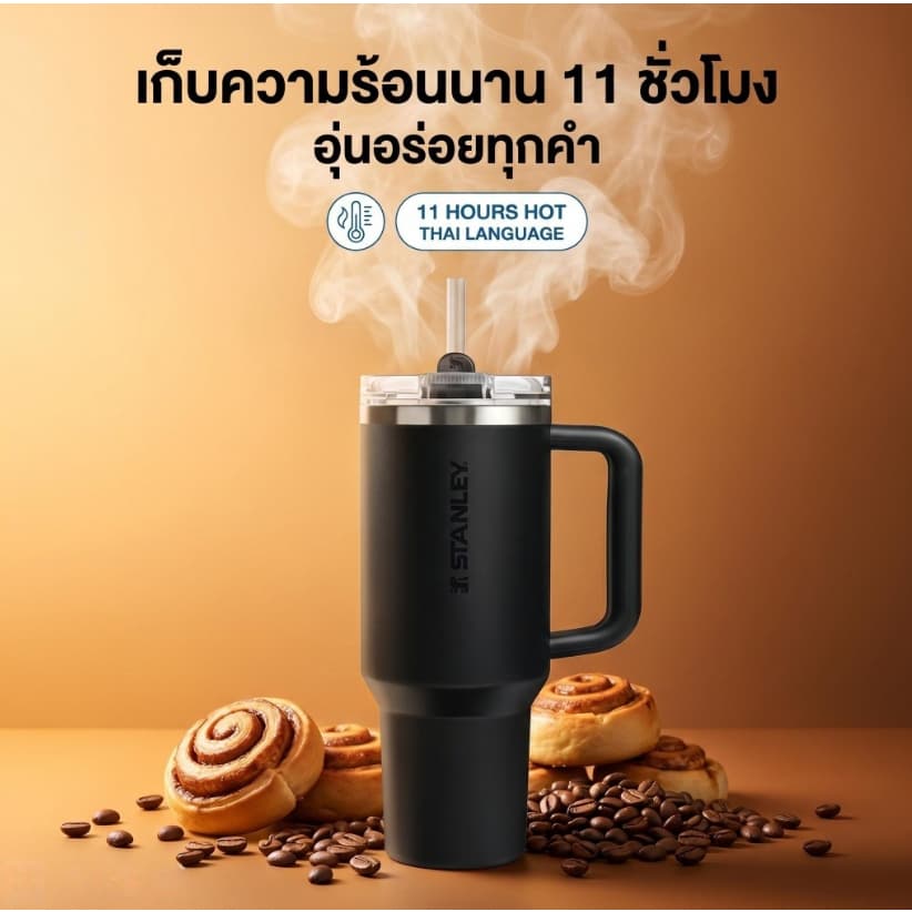 โปรโมชั่นลดแรง จับจองด่ว𝓢TANLEY30/40ozแก้ว FLOWSTATE™CUP 1.18Lแก้วพกพา แก้วเก็บความเย็น จัดส่งที่รวดเร็ว รูปที่ 9