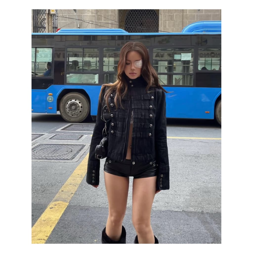 Napoleon denim jacket จากแบรนด์ twenti จากไทย รูปที่ 1