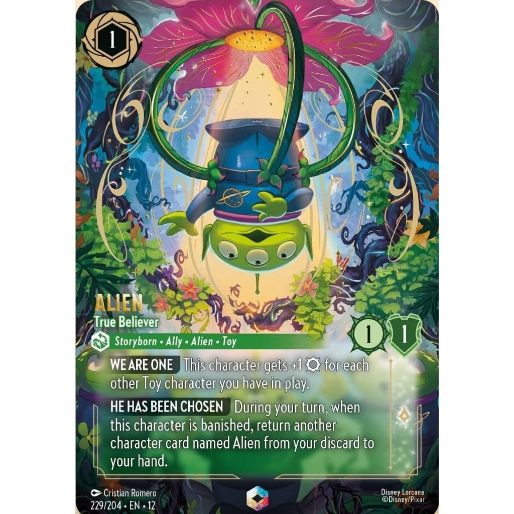 ย560ซองสุ่มการ์ด Disney Lorcana TCG Set12 Wilds Unknown Booster Box ดีสนีย์ลอร์คานา Pixar ของแท้ รูปที่ 3