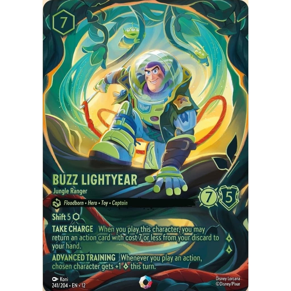 ย560ซองสุ่มการ์ด Disney Lorcana TCG Set12 Wilds Unknown Booster Box ดีสนีย์ลอร์คานา Pixar ของแท้ รูปที่ 2