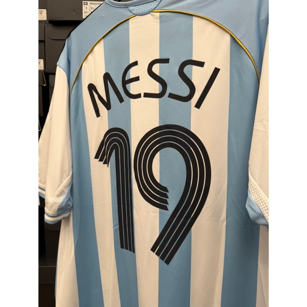 ARGENTINA 2006 HOME JERSEY สกรีนMESSI#19 รูปที่ 4