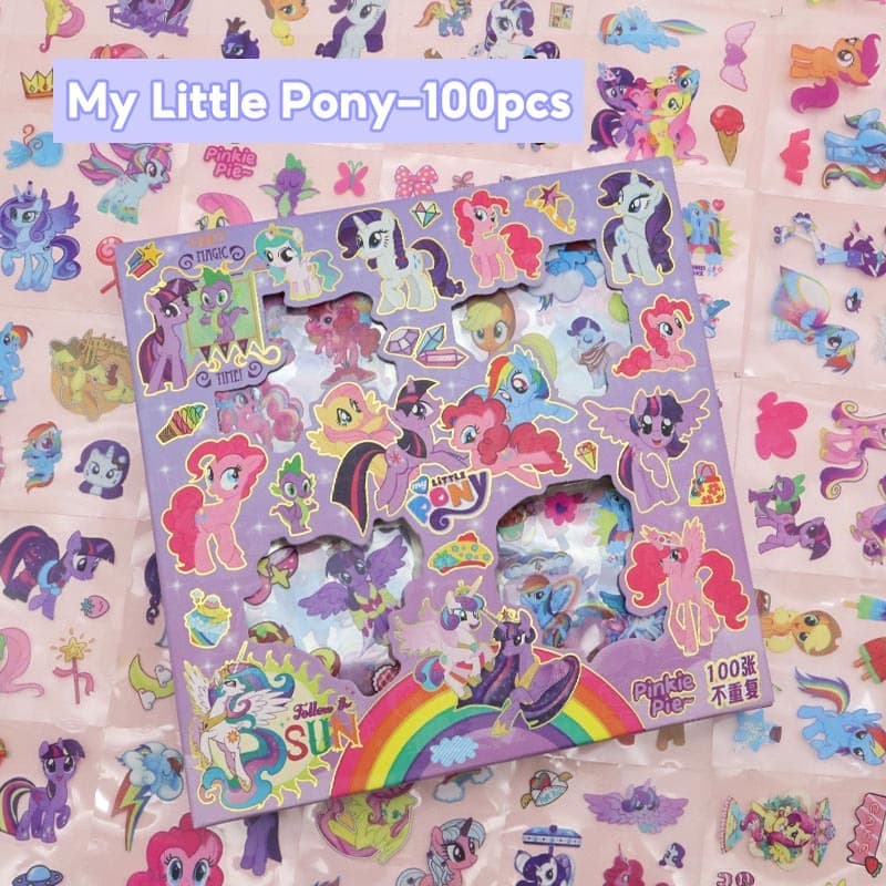 สติกเกอร์ My Little Pony 100pcs ลายการ์ตูน เหมาะกับของขวัญ สําหรับเด็กผู้หญิง สําหรับติดตกแต่งแล็ปท็อป รูปที่ 8