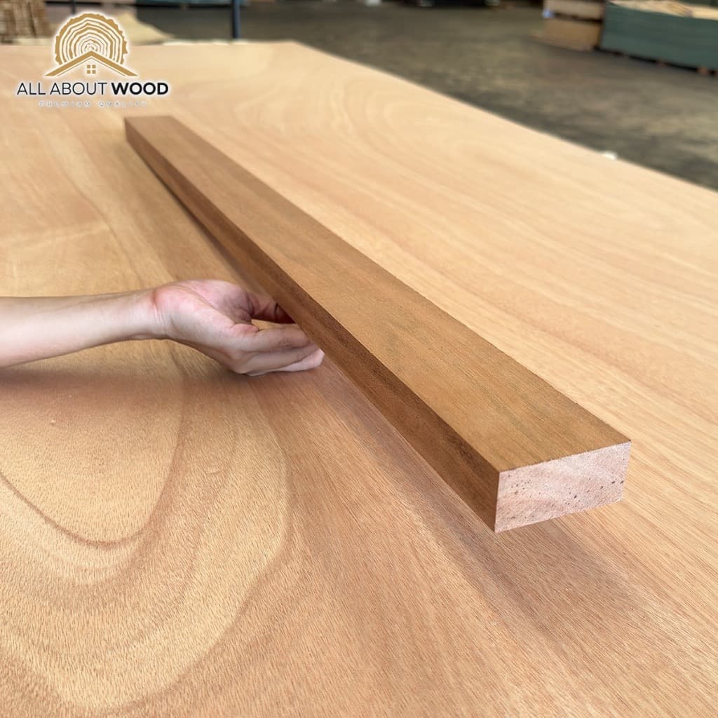 ไม้ยางนาไสเรียบ ขนาด หนา 1.5" x กว้าง 3" มีความยาวให้เลือก งานไม้แท้ งานเฟอร์ DIY BUILT-IN | All About Wood รูปที่ 2