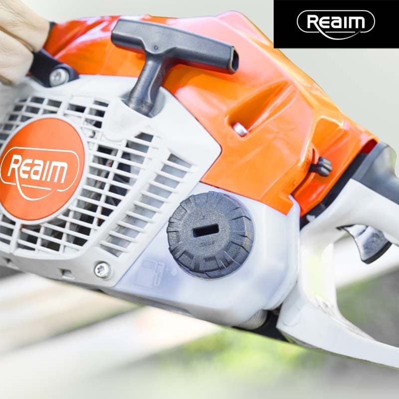 REAIM เลื่อยยนต์ / เลื่อยโซ่ บาร์ 20นิ้ว รุ่น คุณภาพของเยอรมัน ระบบปั๊มมือ- เลื่อยโซ่ยนต์ รูปที่ 5
