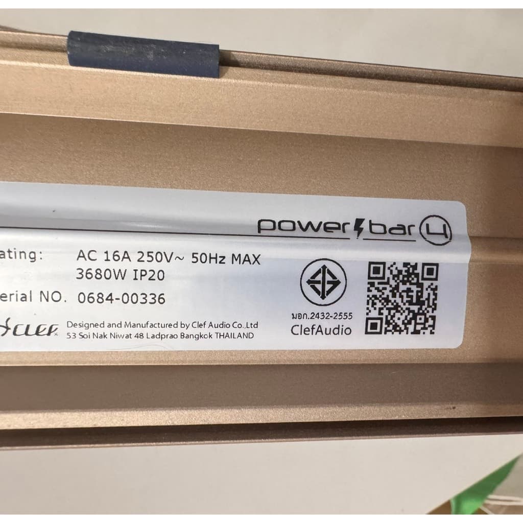 Clef powerbar-4 ปลั้กกรองไฟและป้องกันไฟกระชาก รูปที่ 6