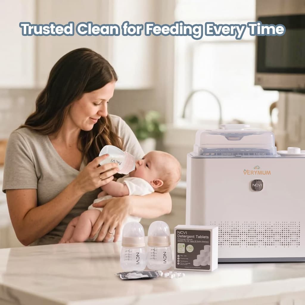 Detergent Tablets for Bottle Washer Pro เม็ดทำความสะอาดเครื่องล้างขวดนม สูตรอ่อนโยน ไม่มีน้ำหอม รูปที่ 7
