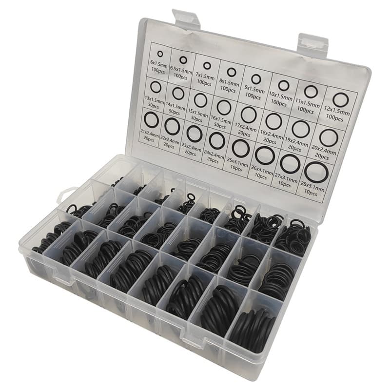 ชุดโอริงยางบิวทิล 1200 ชิ้น กันน้ำ ทนความร้อนสูง ซีลน้ำมัน O Ring Kit Rubber Seal Assortment รูปที่ 3