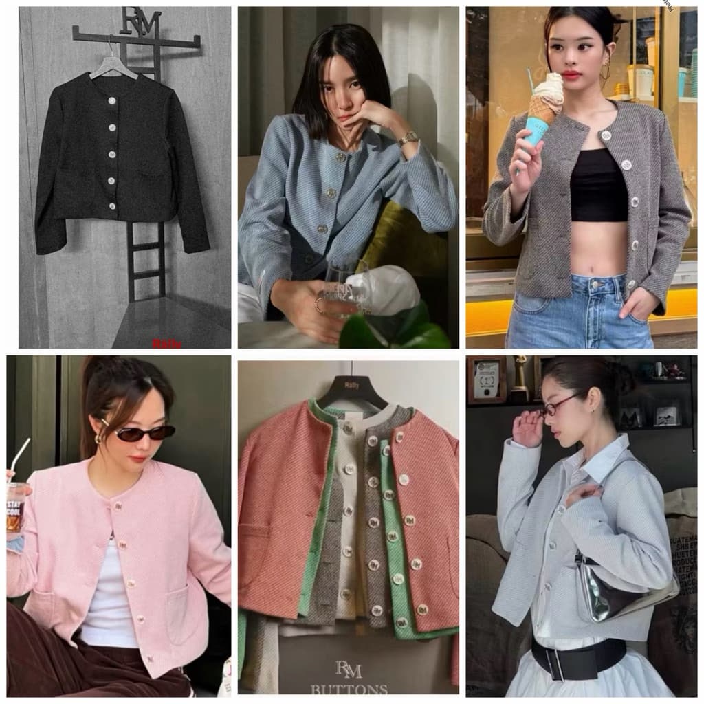 New in pack RM Buttons Jacket Size S M รูปที่ 1
