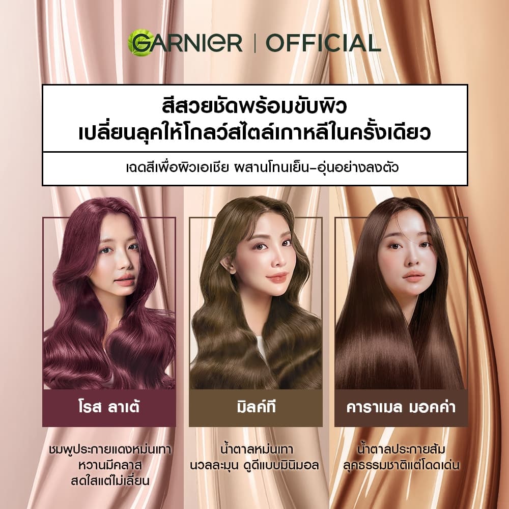 การ์นิเย่ คัลเลอร์ แนทเชอรัลส์ x6 | Garnier Color Naturals x6 (สีผม,ย้อมผม,Garnier Hair รูปที่ 7
