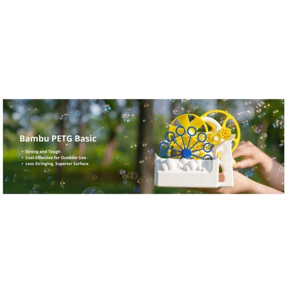 เส้นพลาสติก PETG Basic มี RFID 1Kg with Reusable Spool Bambu PETG Basic รูปที่ 3
