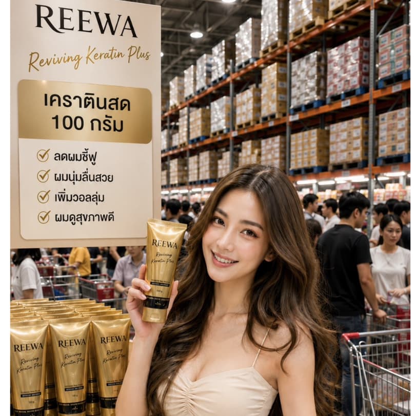 REEWA เคราตินสด กล่องดำ รีว่า รูปที่ 1