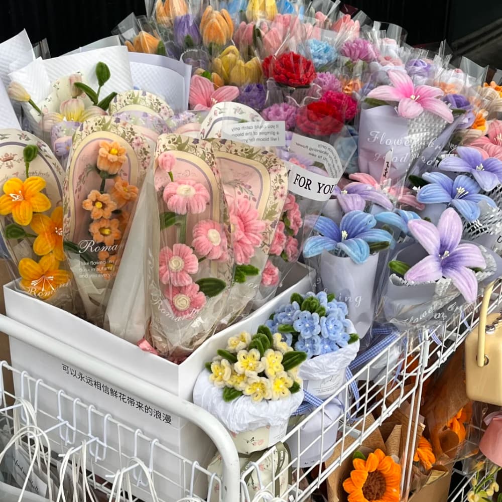 สินค้า ลวดกำมะหยี่ DIY แยกสี สร้างสรรค์งานประดิษฐ์ต่างๆ สำหรับงานฝีมือ สีสันสดใส สินค้าขายดี รูปที่ 5